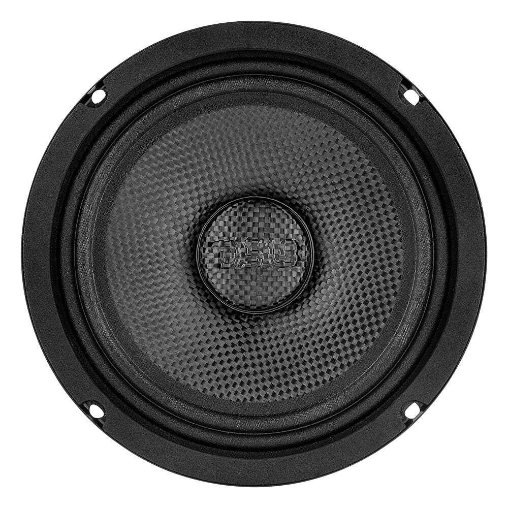 DS18 PRO-CF6.4SL 6.5" Slim Motorcycle Speaker 250W Carbon Fiber Water Resistant