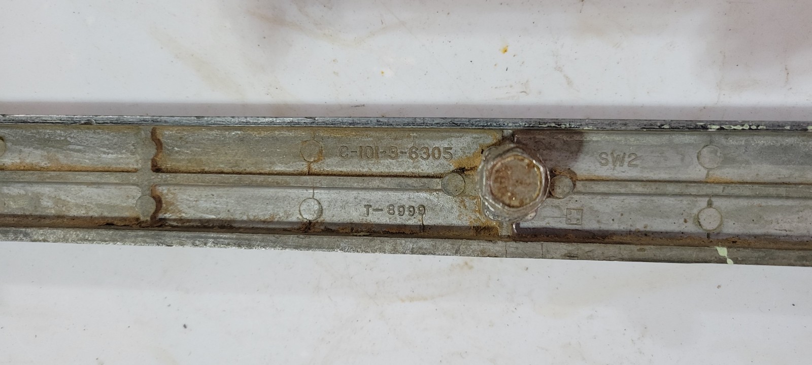 Craftsman 10" Table Saw 6305 Fence Slide Gear Rack from a Model 113.29991 etc