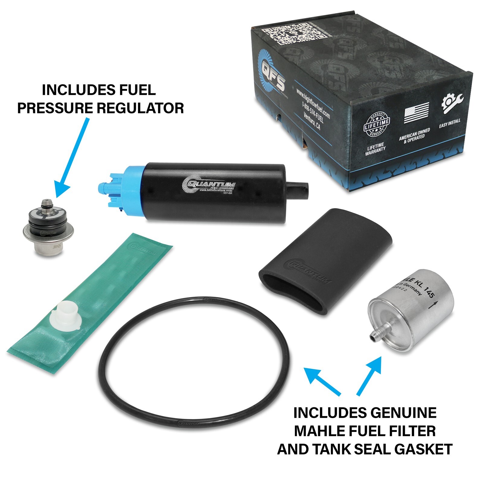 BMW R1100 R1150 R1200 R850R EFI Fuel Pump +Reg +Filter +Gasket 92-07 16141341231