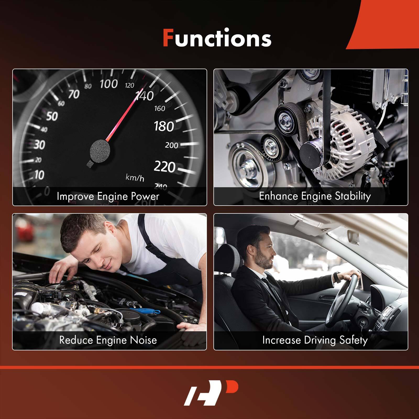 49.45 in Serpentine Belt for Toyota RAV4 2009-2018 Camry 12-17 Hyundai Accent