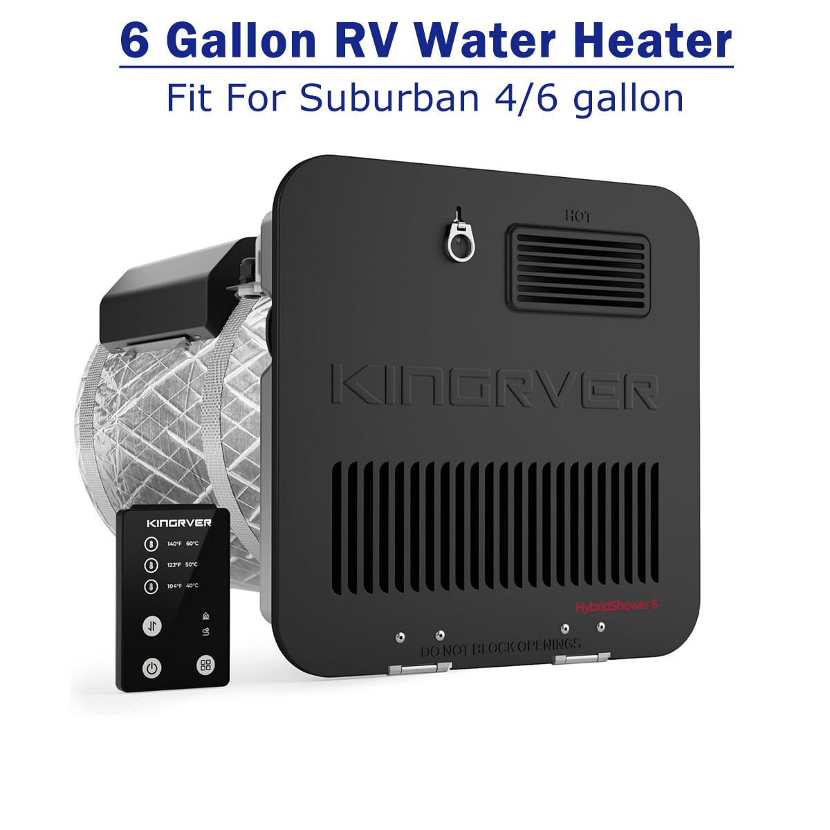 6 Gallon RV Water Heater Propane Gas + Electric 12,000BTU 1440W DSI For SW6D