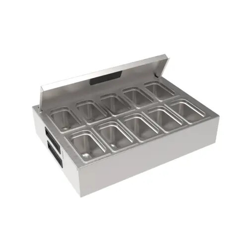 Krowne KR-GT24 Royal Series 24" Stainless Steel Chilled Garnish Station