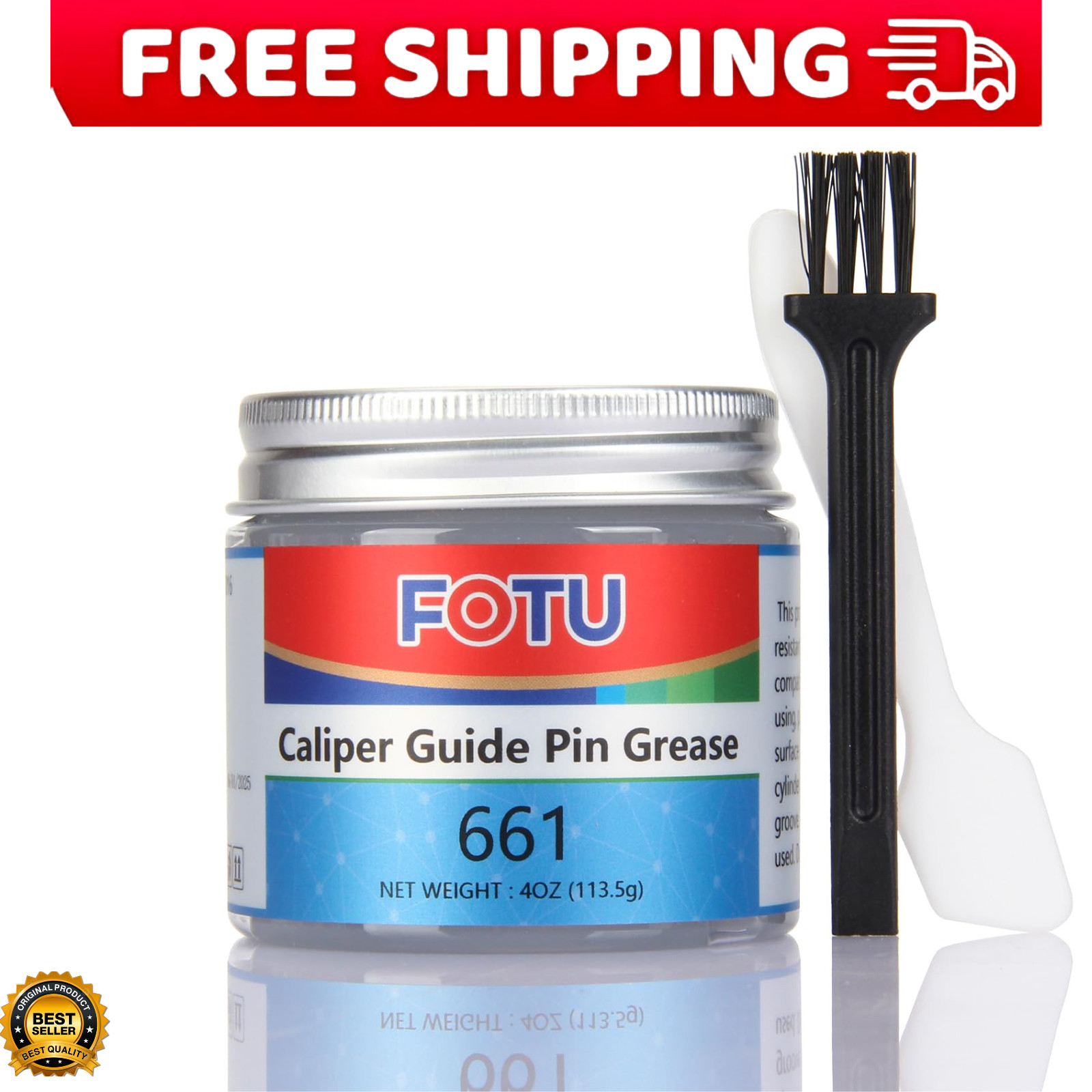 FOTU 661 Brake Caliper Pin Grease – Heat Resistant, Smooth Brake Performance New
