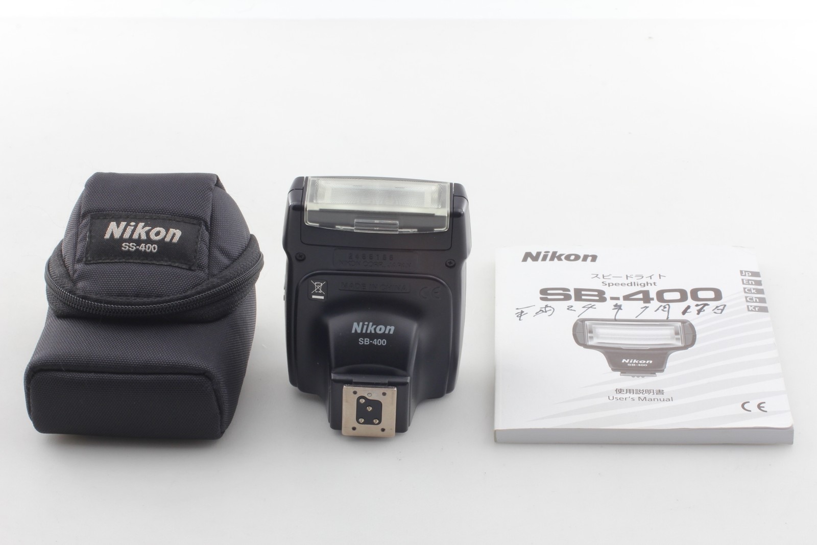 TESTED [ Near MINT ] Nikon Speedlight SB-400 Shoe Mount Flash w/Case From Japan