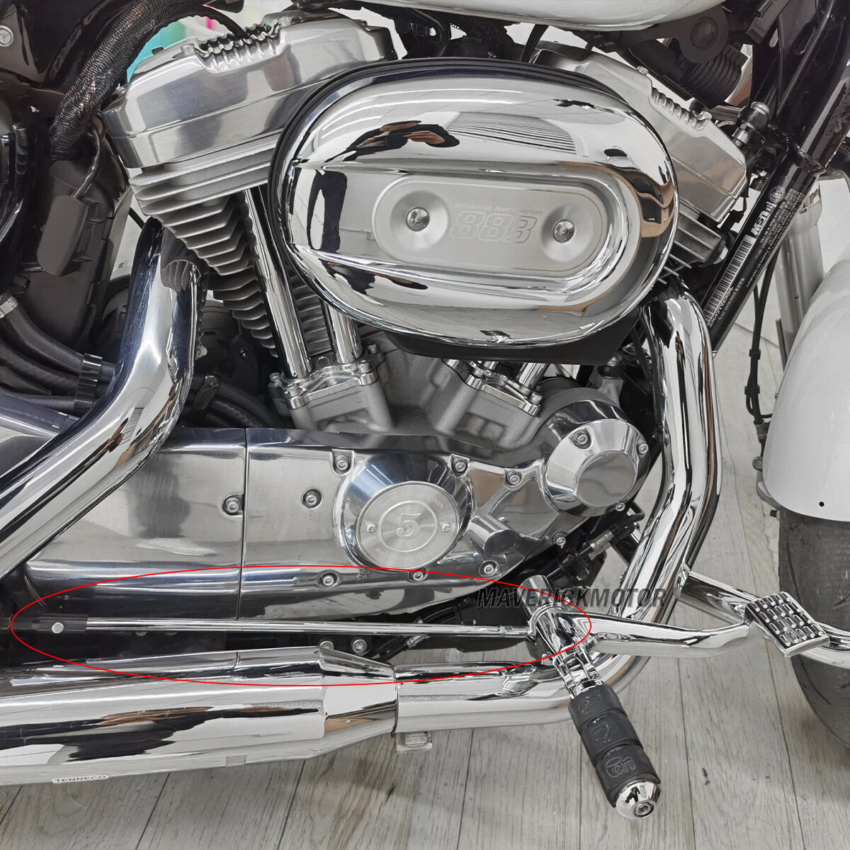 FOR 2014-LATER HARLEY SPORTSTER XL883 XL1200 FORWARD CONTROLS BRAKE LINKAGE ROD