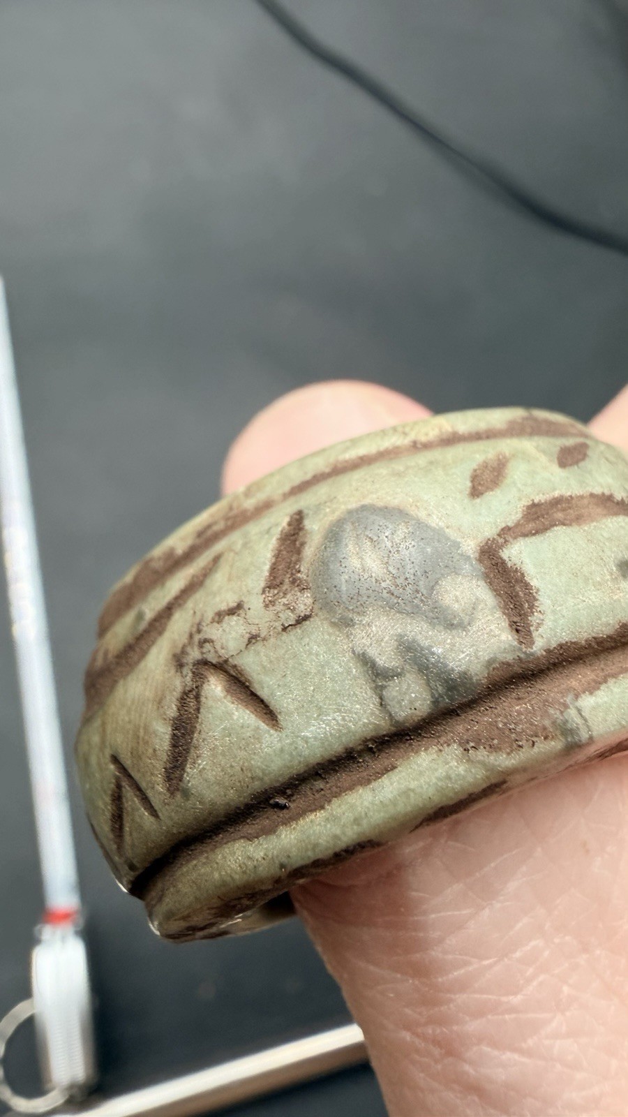 Crystal All Seeing Eye Ring Tula Mexico Anunakki Ancient Alien Ojuelos