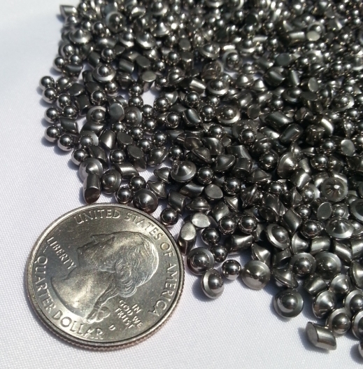 2 LB Stainless Steel Tumbling Media Shot Jewelers Mix 3 Shapes Tumbler Finishing