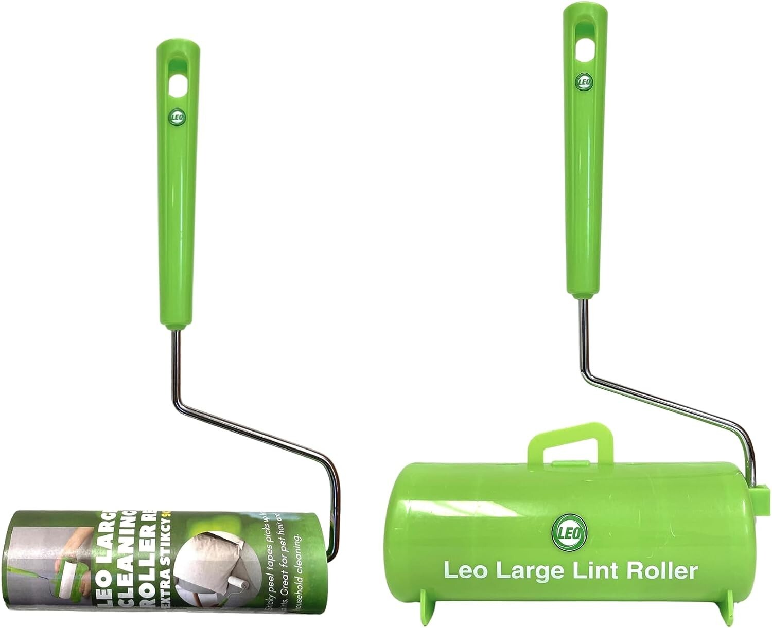 Leo 6.3-Inch-Wide Large Lint Roller Extra Sticky Large Surface Lint Roller