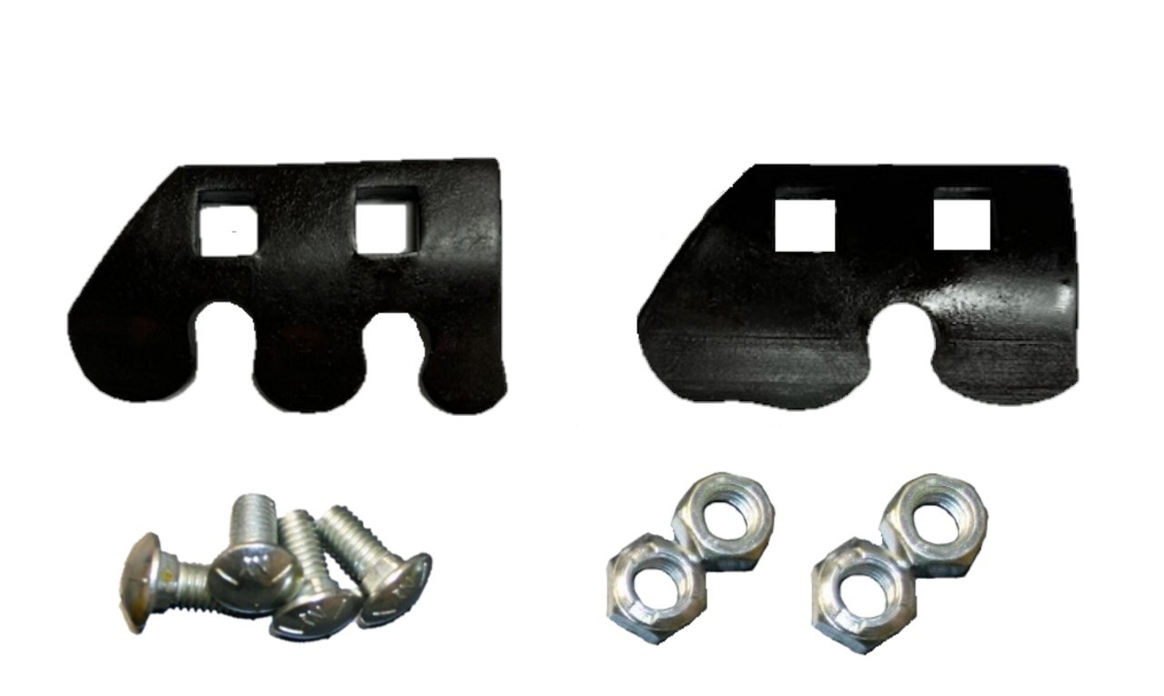 9" Post Hole Digger Serrated Auger Edges, Nuts & Bolts with 1-3/8" Hole Spacing