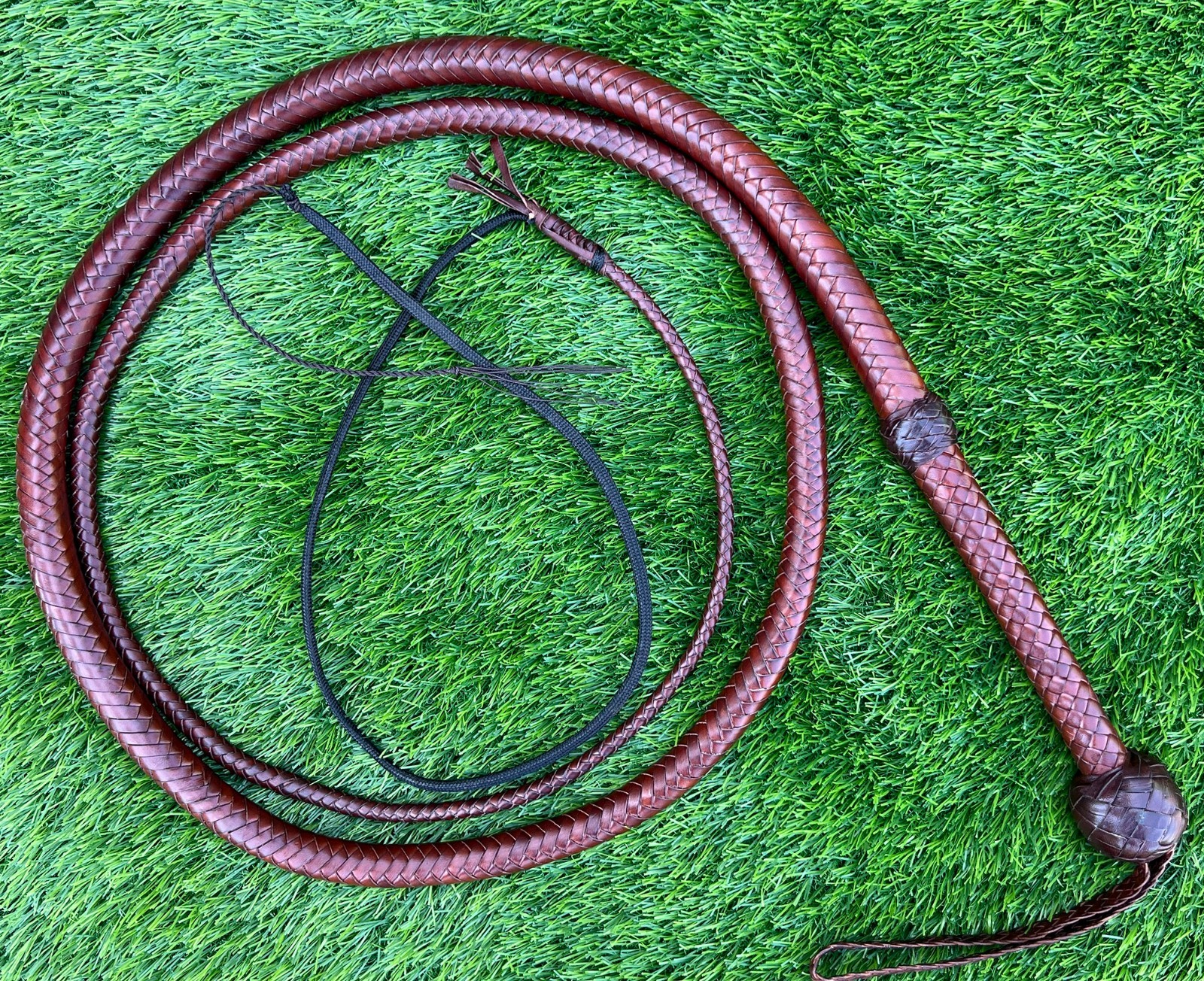 Kangaroo Hide Leather Bullwhip: Indiana Jones Kingdom of the Crystal Skull Style