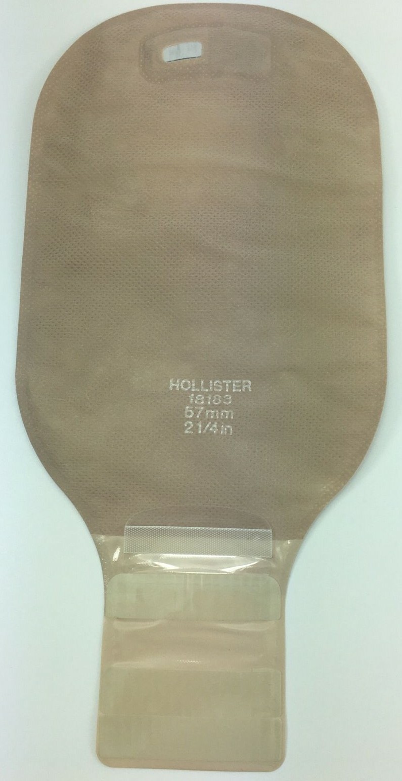 8 Hollister 18183 Drainable Ostomy Pouches 2-1/4" Flange USA Exp. 2029