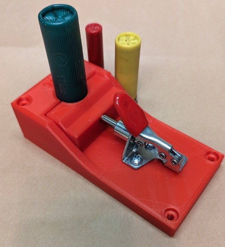 Shotgun Shell Hull Roll Crimp Clamp Vise 10-12-16-20-28-410 Gauge