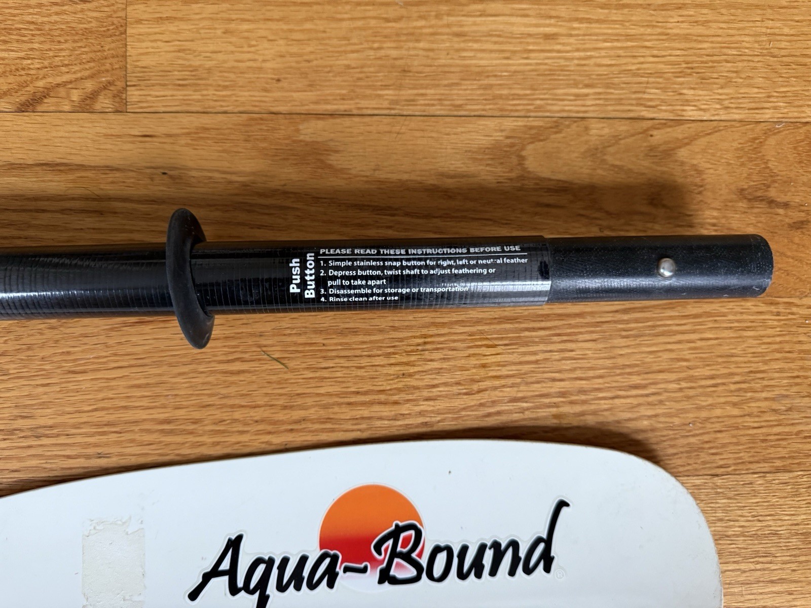 Aqua Bound Sting Ray Hybrid Kayak Paddle Perfect Condition
