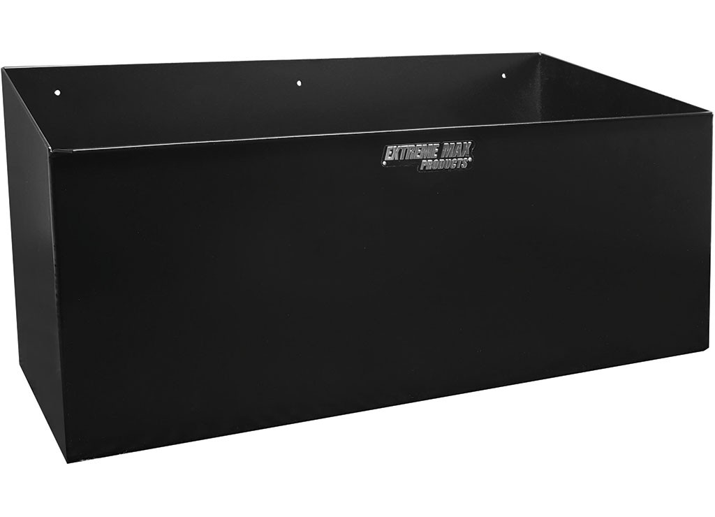 Extreme Max 5001.6154 Aluminum Dual 5-Gallon Fuel Jug Holder Storage - Black