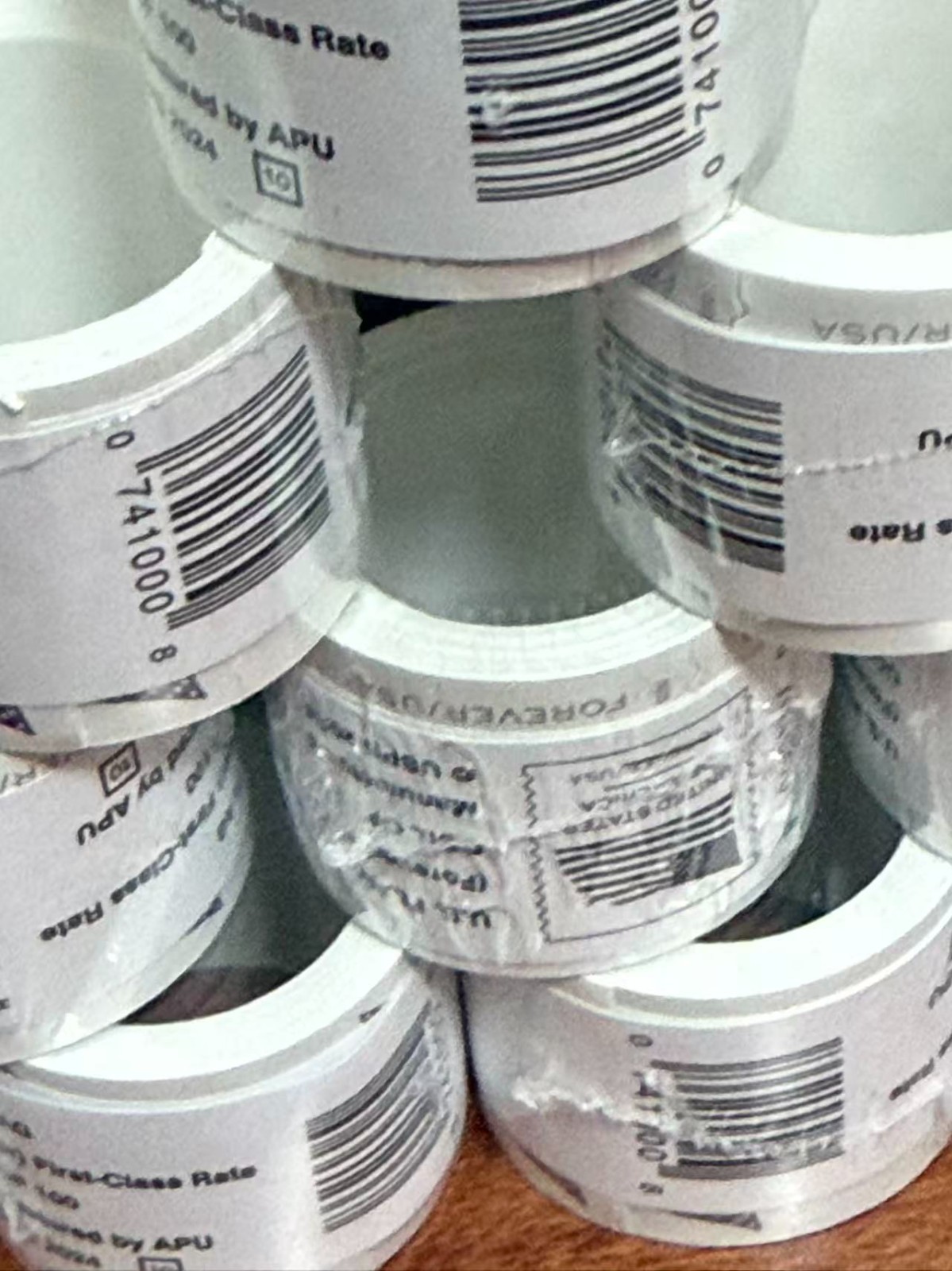 5 rolls of 500 USPS - Postage Free Ship!!-500 PCS-Special Sale!! New seal