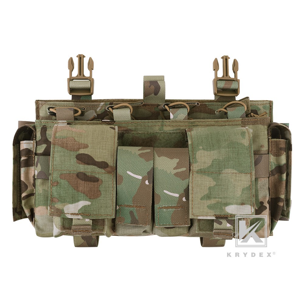 KRYDEX Tactical MF IV Placard Magazine Pouch Front Panel for Vest MC Camo