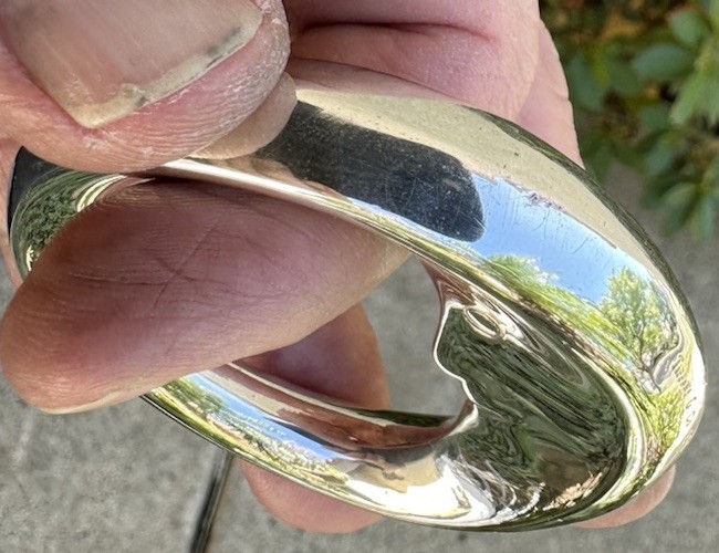 Tiffany & Co. Sterling Silver 925 Man In The Moon Celestial Baby Rattle - No Box