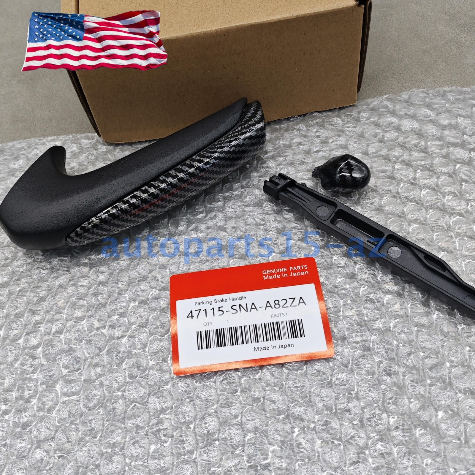 OEM Parking Brake Handle For 2006-2011 Honda Civic Carbon Fiber Black FREE SHIIP