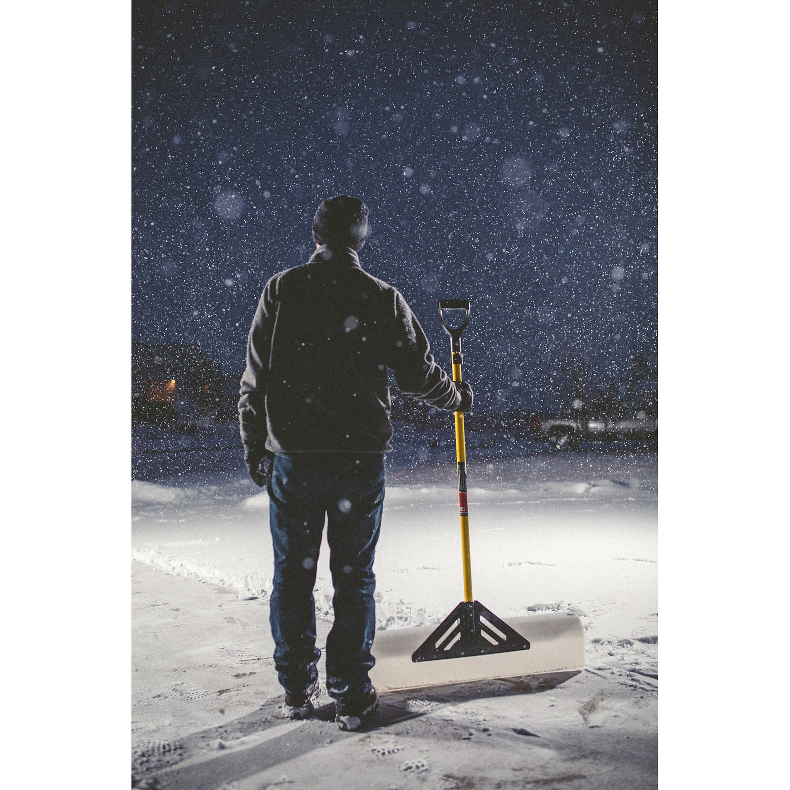 The SnowPlow Original Snow Pusher, 36in.W, Model# 50536