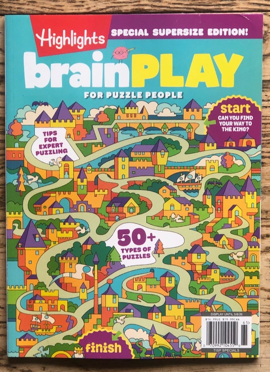 HIGHLIGHTS BRAINPLAY SPRING 2026 draw Games Pictures Hidden play crafts