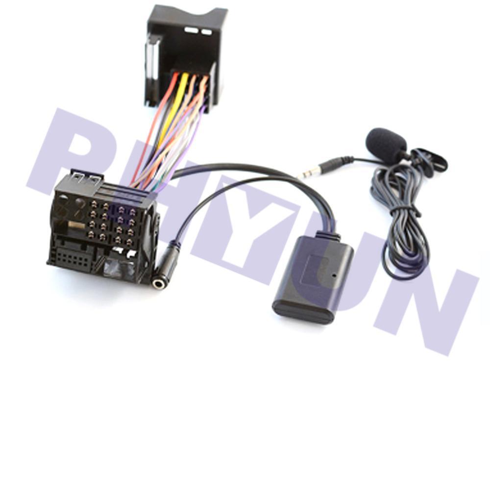 Aux Bluetooth Adapter+Microphone Cable For BMW X5 X3 Z4 E83 E85 E86 E39 E53 USA