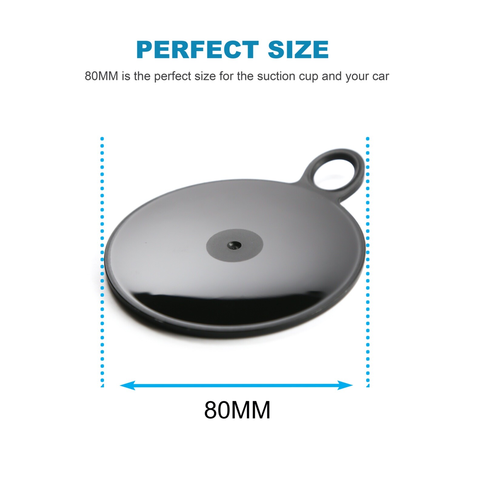 3-Pack 80mm 3M Adhesive Dashboard Pad Mounting Disk for Suction Cup phone Holder