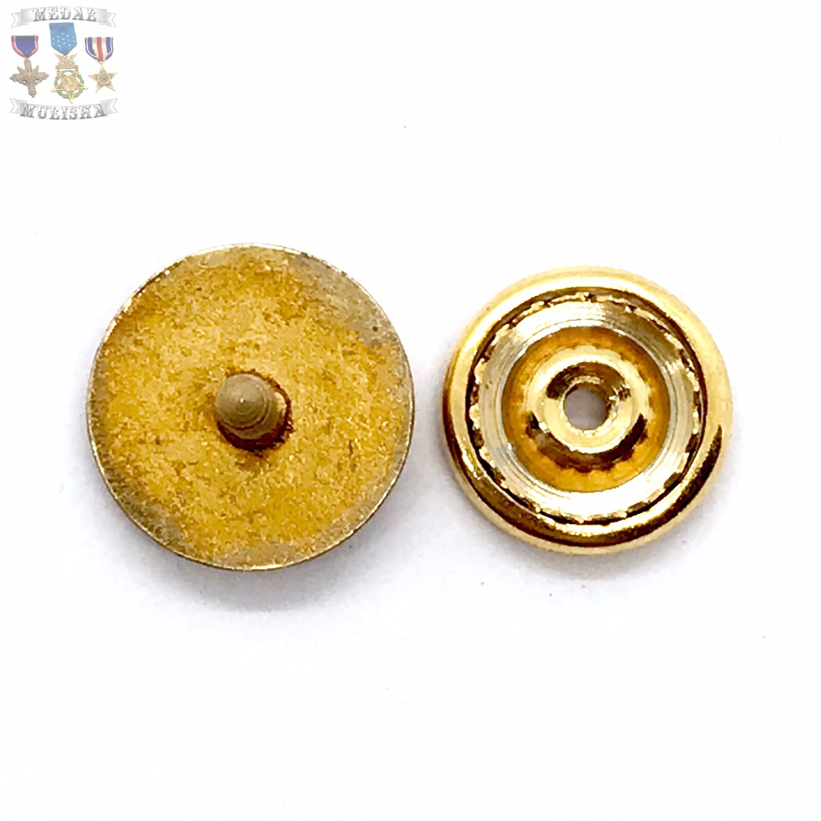 WWII MARINE CORPS LEAGUE SEMPER FIDELIS LAPEL PIN SCREW-BACK WW2