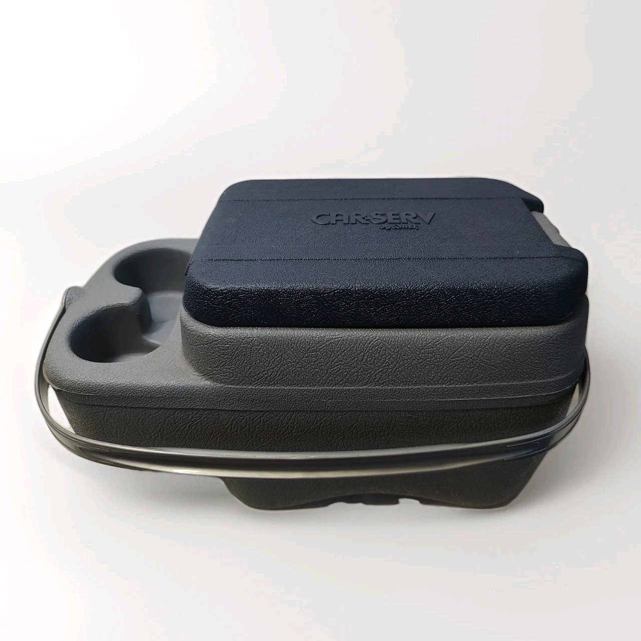 Vintage CAR-SERV Console Cooler w/ Cup Holders! Armrest Teamsters Union GUC RARE