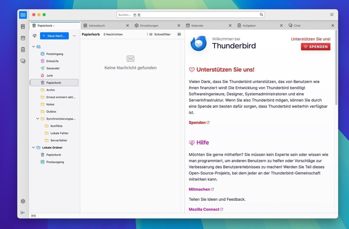 Thunderbird Secure Email Client, Chat, News, RSS, Software for Windows CD-ROM