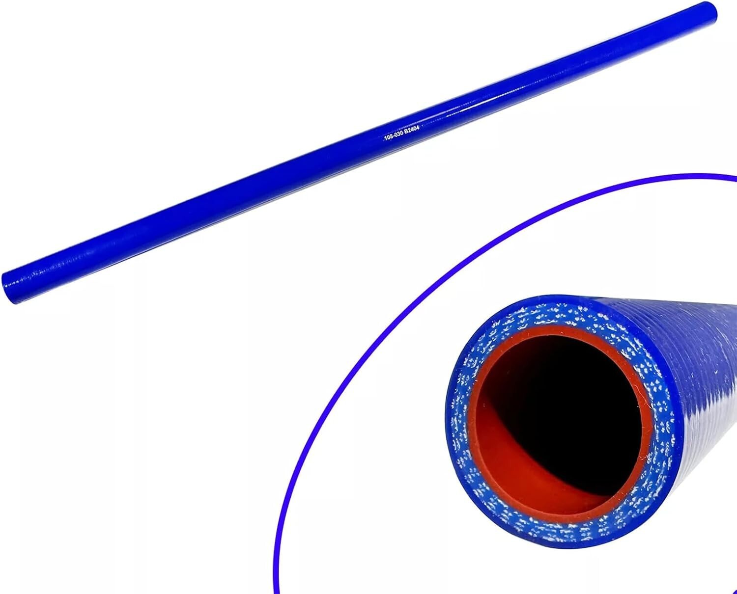 High Performance Silicone Heater Hose 1/4, 3/8, 1/2, 5/8, 3/4, 1" Roll (25 Foot)