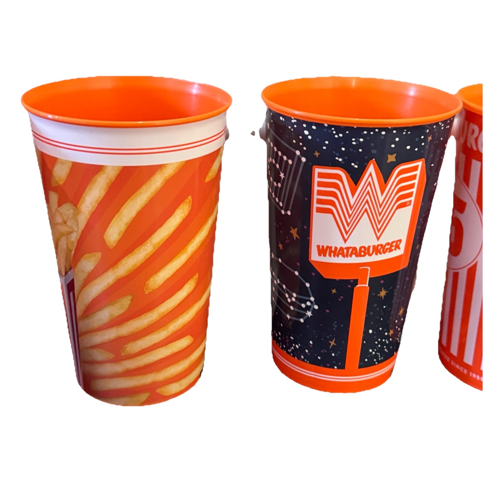 WHATABURGER 75th Anniversary Limited Edition 32 oz Collector Cups Set of 10, New