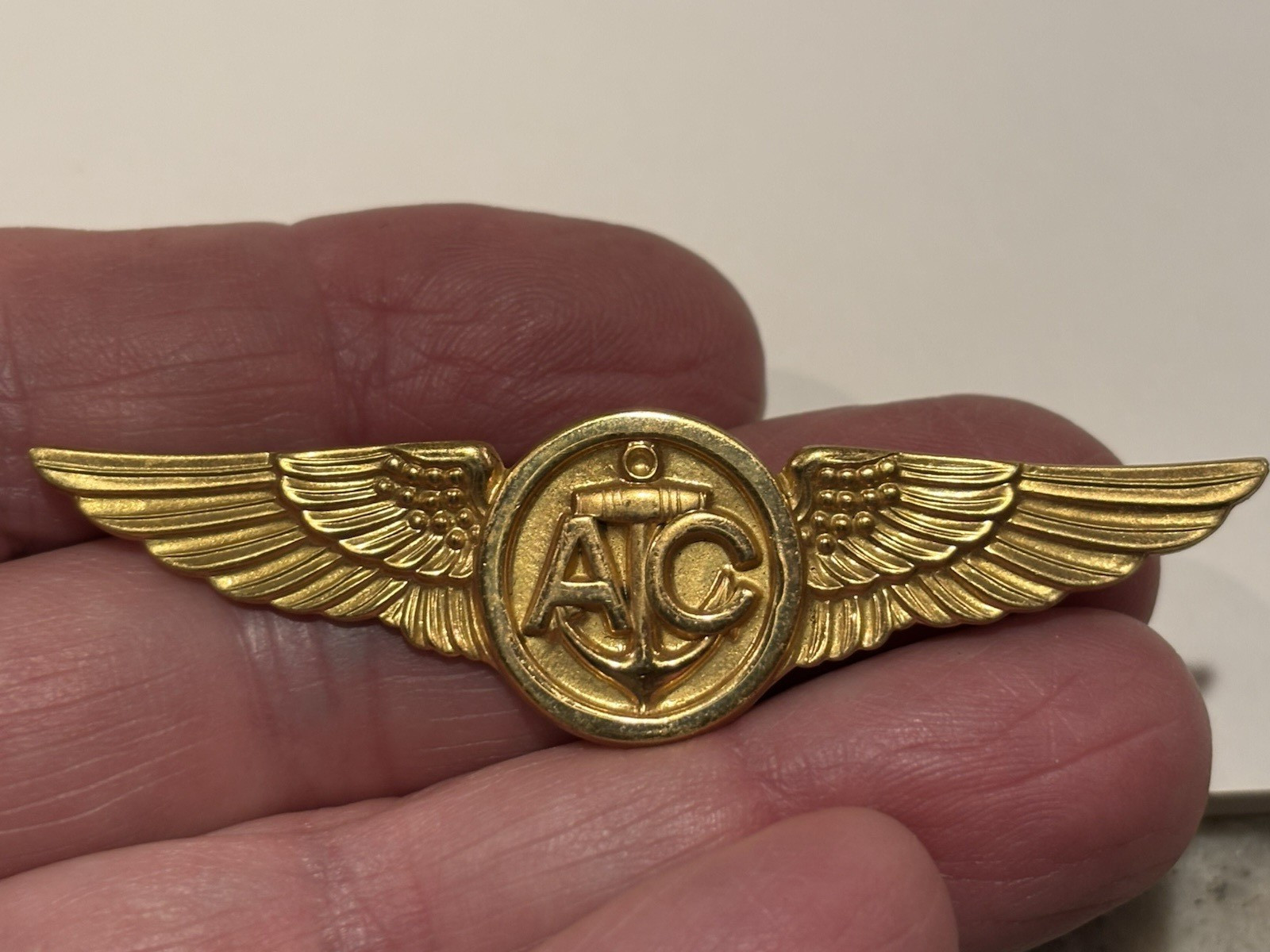 Korean War Period US Navy/Marine Corps Air Crew Wings Marked H&H 1/20 10KGF over