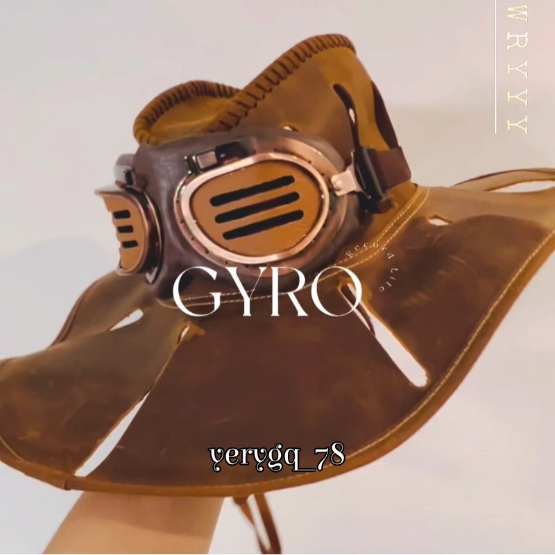 JoJo's Bizarre Adventure SBR Gyro Zeppeli Cosplay Hat Cowboy Hat Goggles Gifts