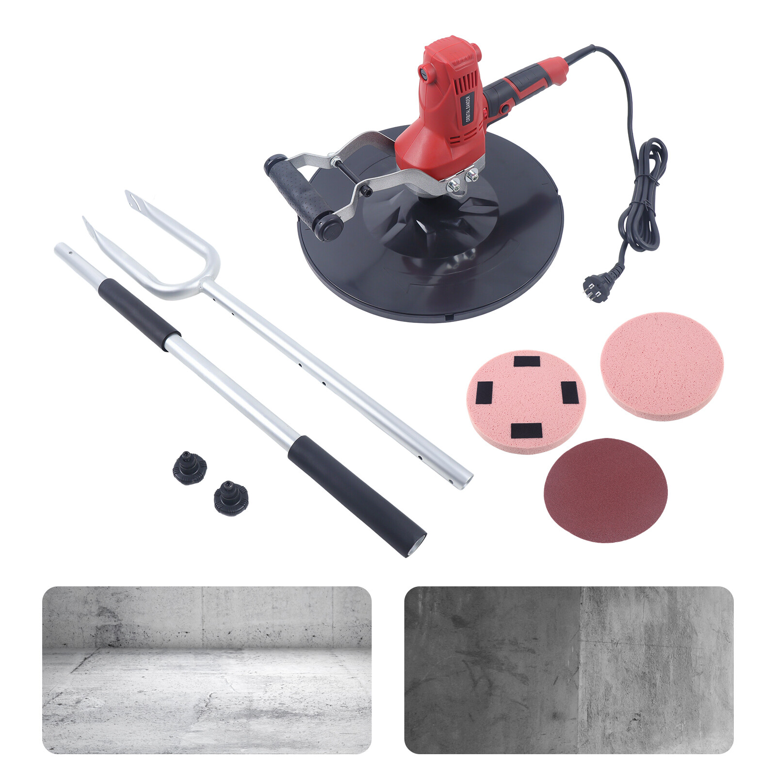 Concrete Trowel Wall Plaster Machine Cement Mortar Smoothing Handheld Tool