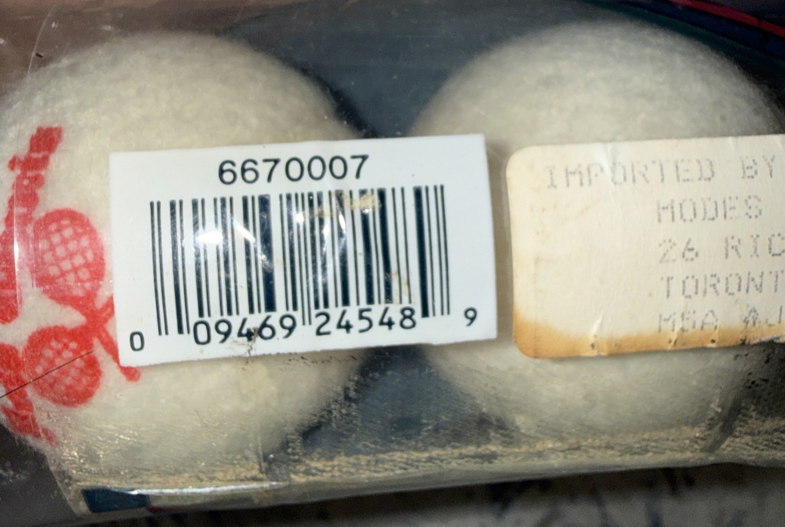 Vintage Unopened Ralph Lauren Polo 3 Tennis Balls Pony w/ Red, Blue Logos New