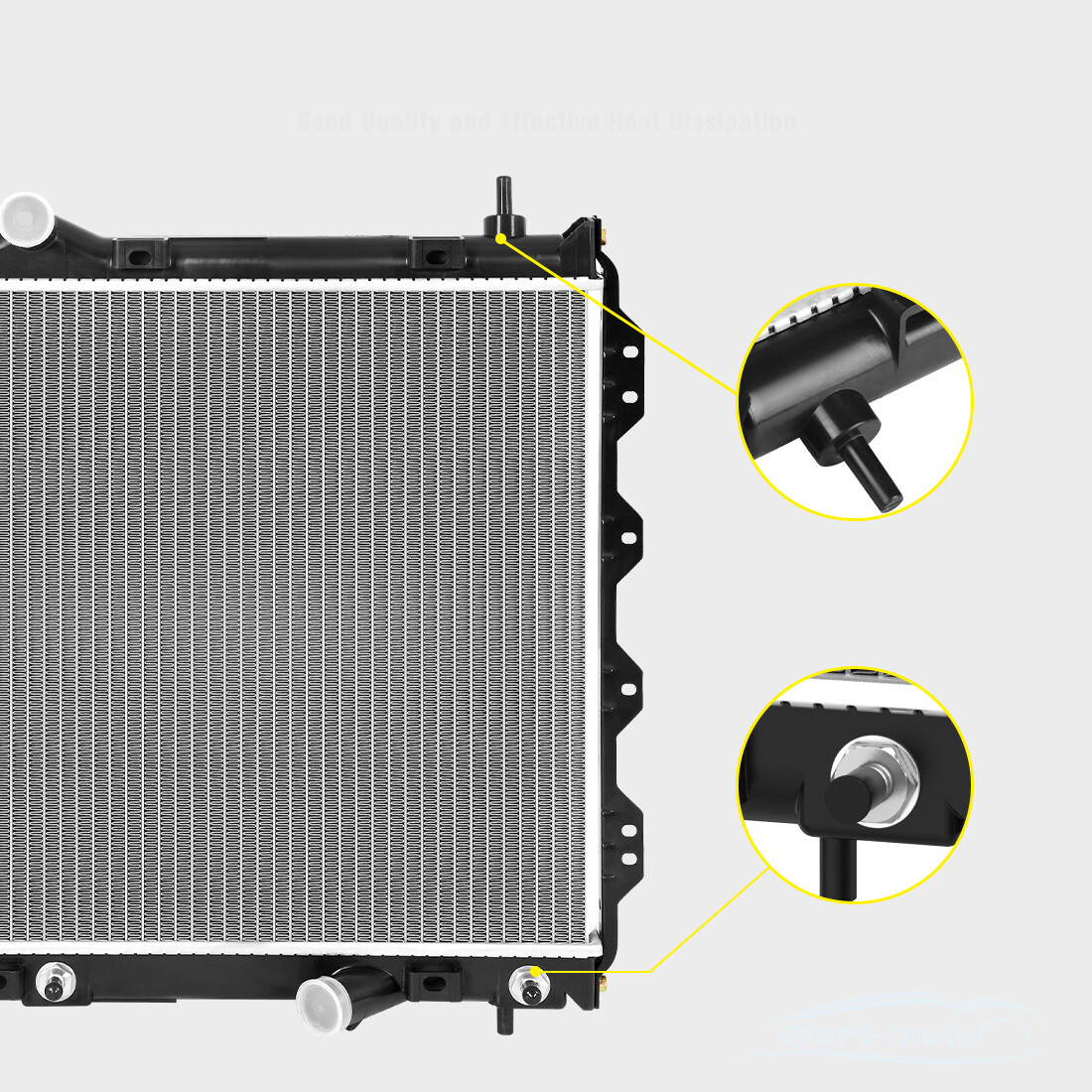 2298 Radiator for 2001-2010 Chrysler PT Cruiser Base Limited Touring 2.4L L4