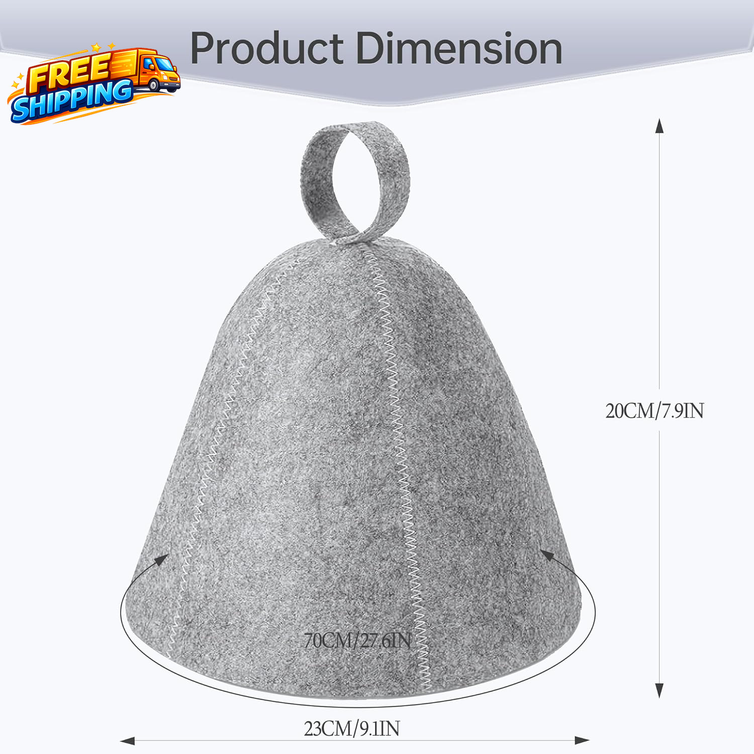 2 Pack Sauna Hat Wool Felt Sauna Cap Russian Banya Cap Unisex Sauna Hat for Stea