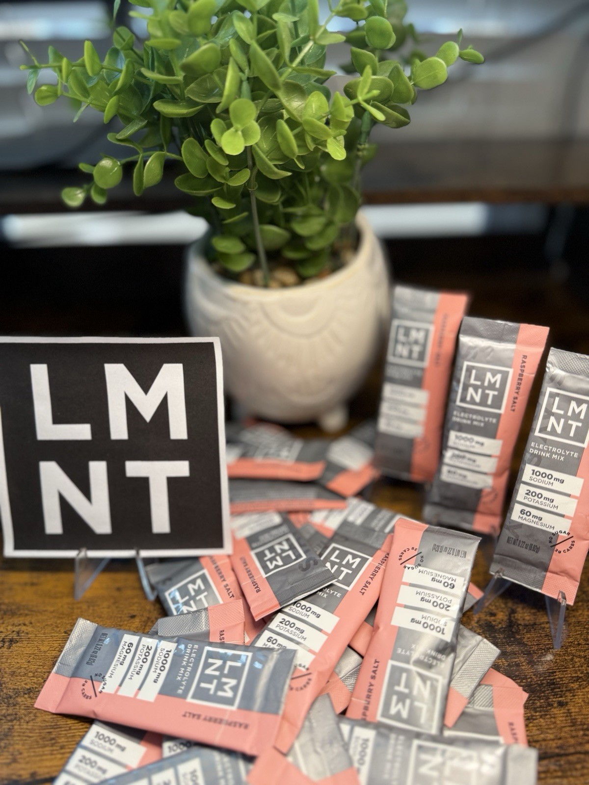 LMNT Electrolytes: 30-Pack Raspberry Salt | ZERO-Sugar | Keto+Paleo | Free Ship