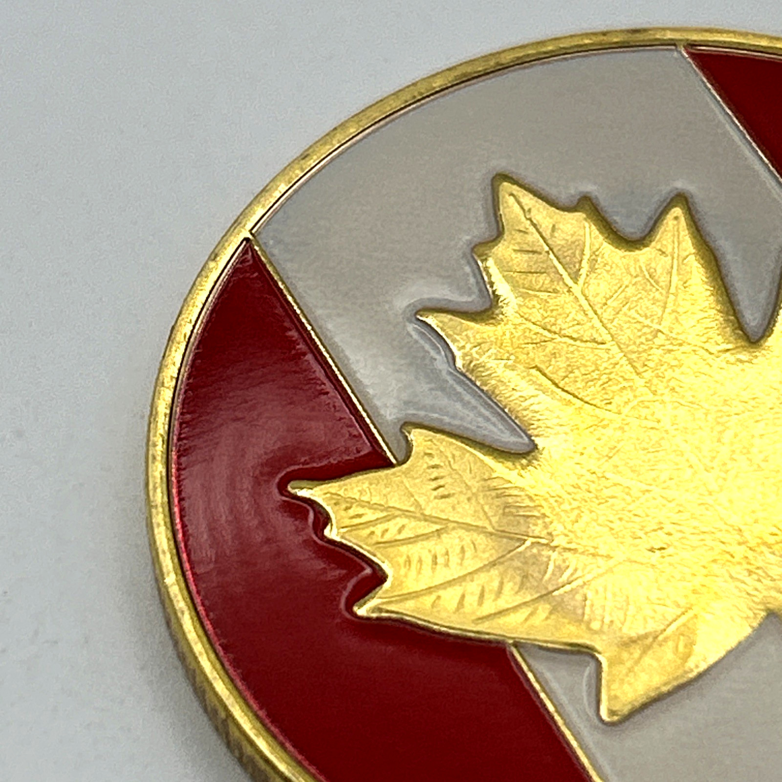 Canada Maple Leaf Commemorative Coin Token Medal 40mm