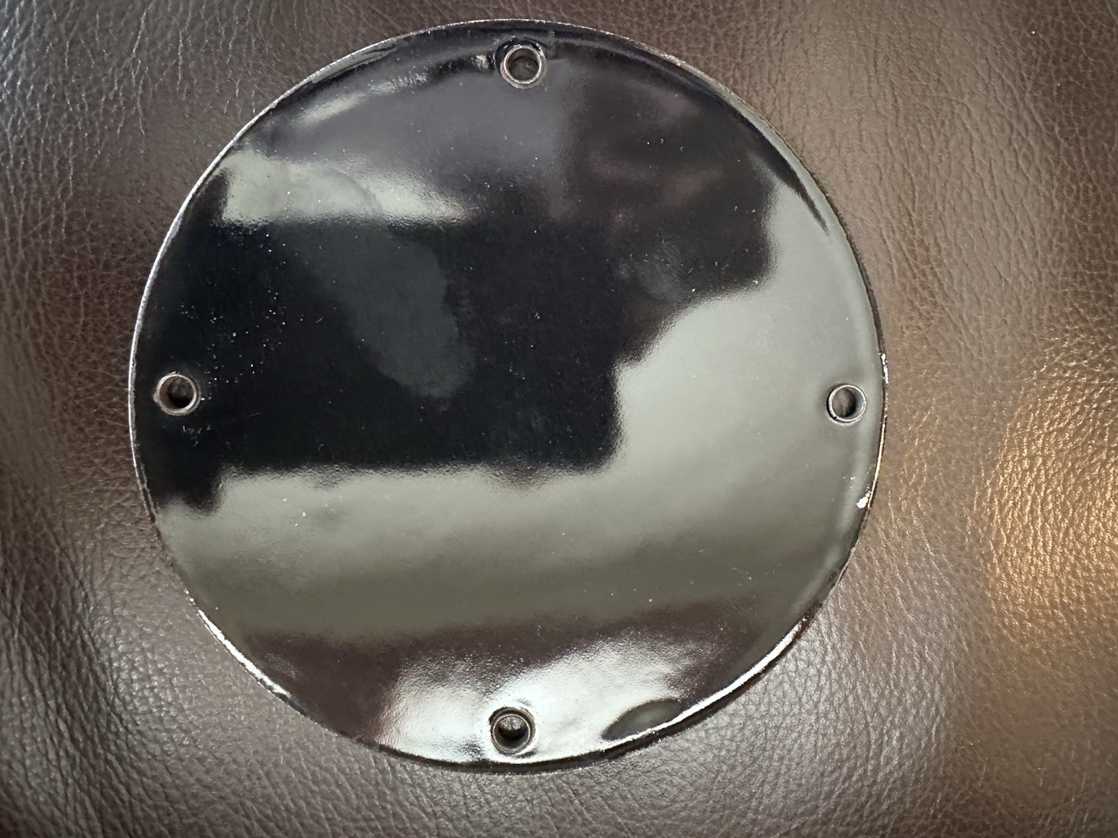 Vintage Round 5" Porcelain Coca Cola Soda Door Push Pull Enamel Steel Sign