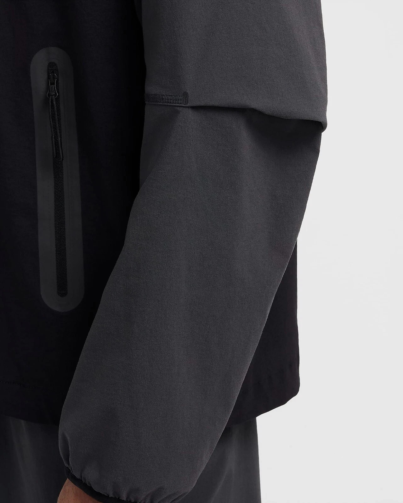 Nike Tech Woven "Black" Gray Green Windbreaker Jacket HM7151-013 Men's Size XS