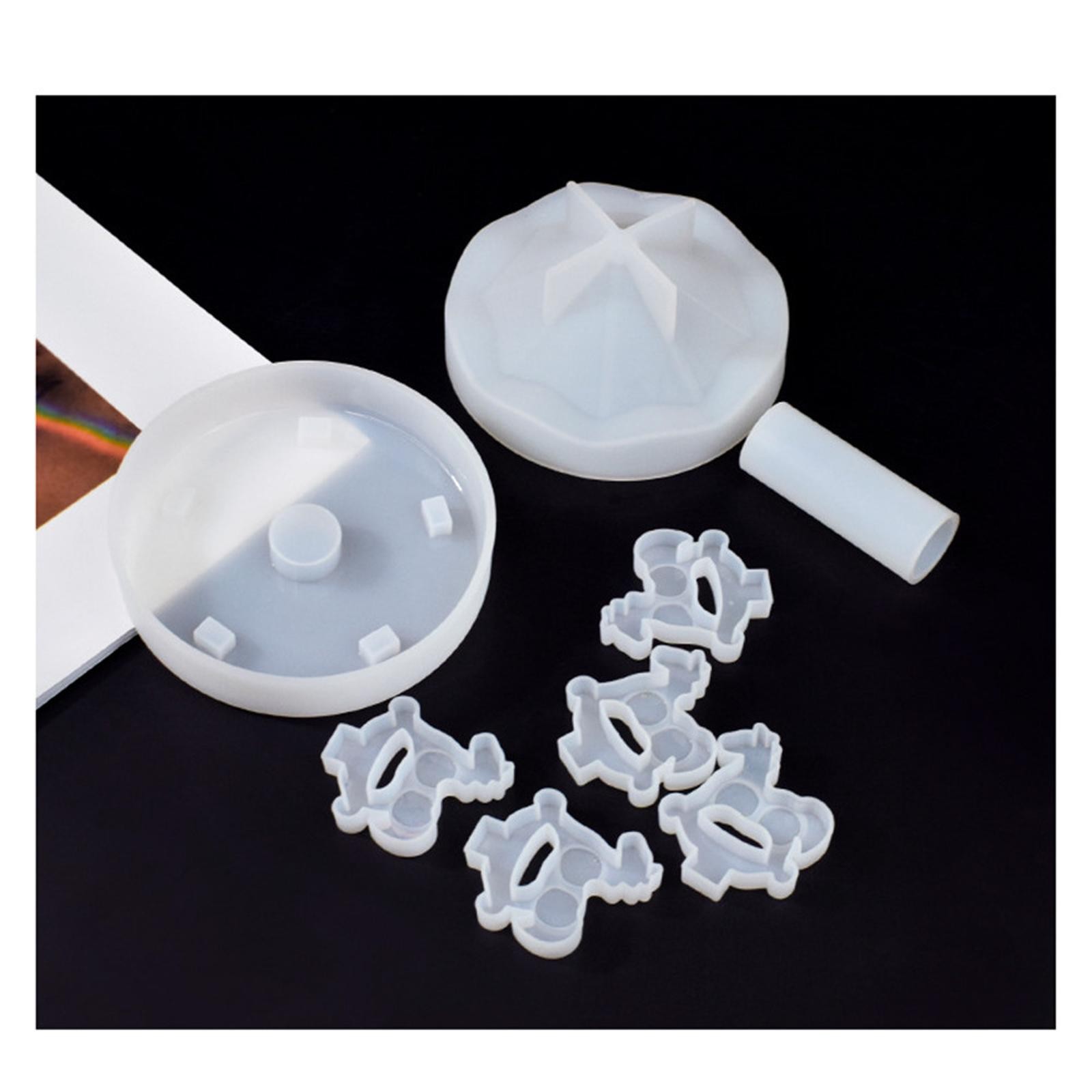Carousel DIY Silicone Mold Epoxy Resin Casting Mould Ornaments Toys Craft Making