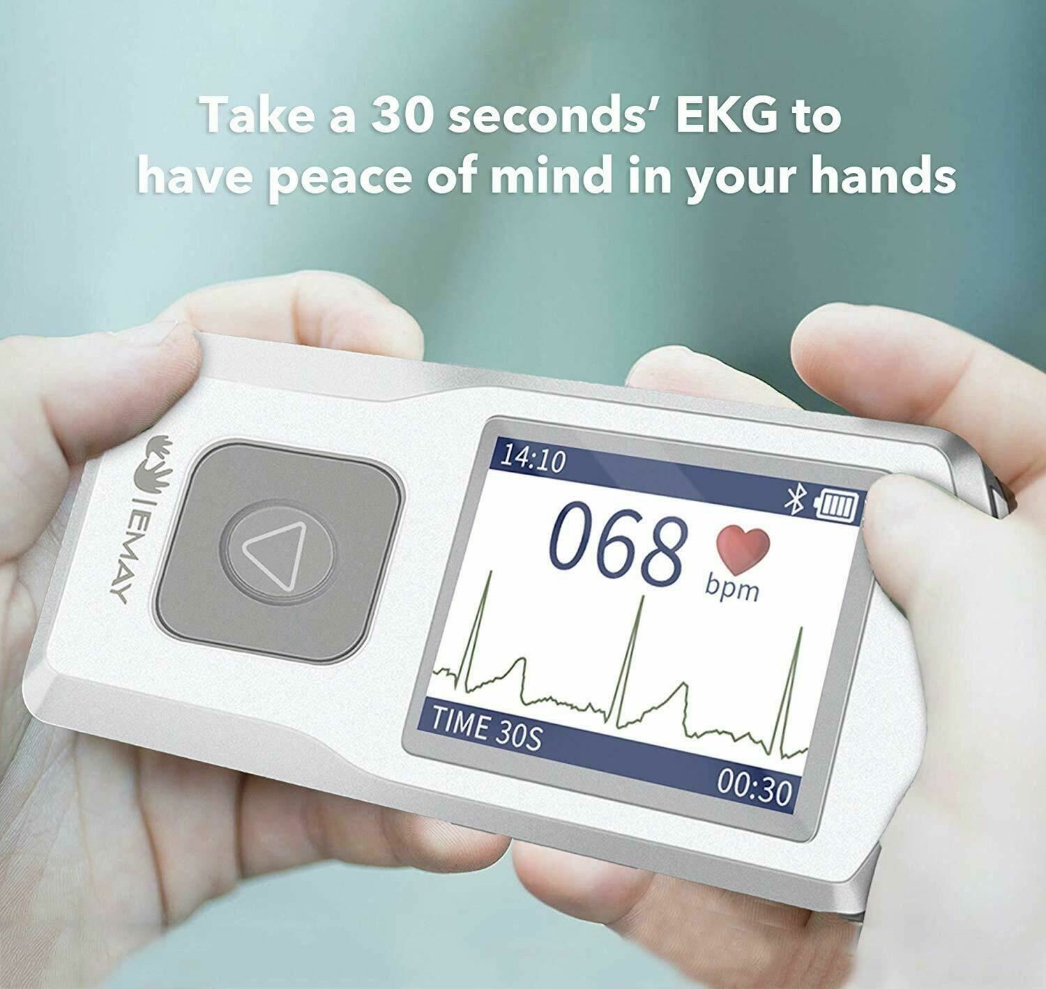 Bluetooth Portable ECG/EKG Monitor For Smartphones and computers EMG20