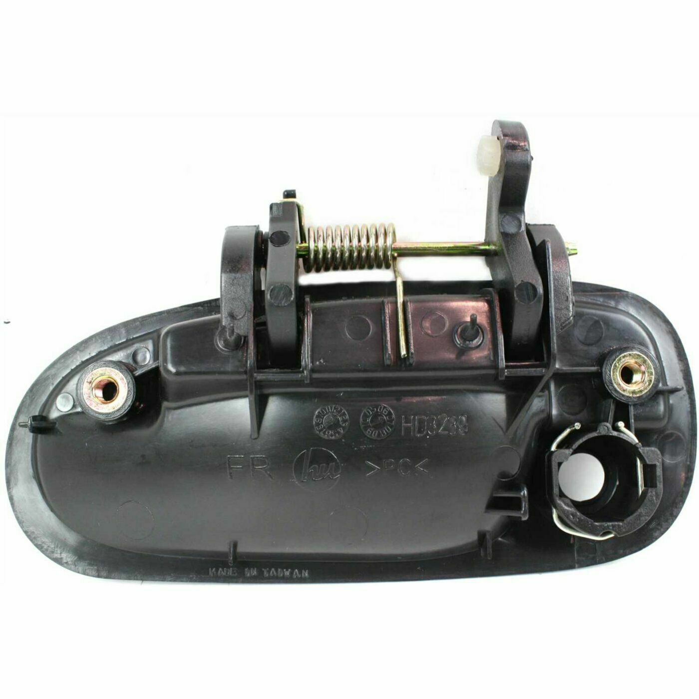 NEW Front Outside Door Handles Set LH RH Smooth Black for 1996-2000 Honda Civic