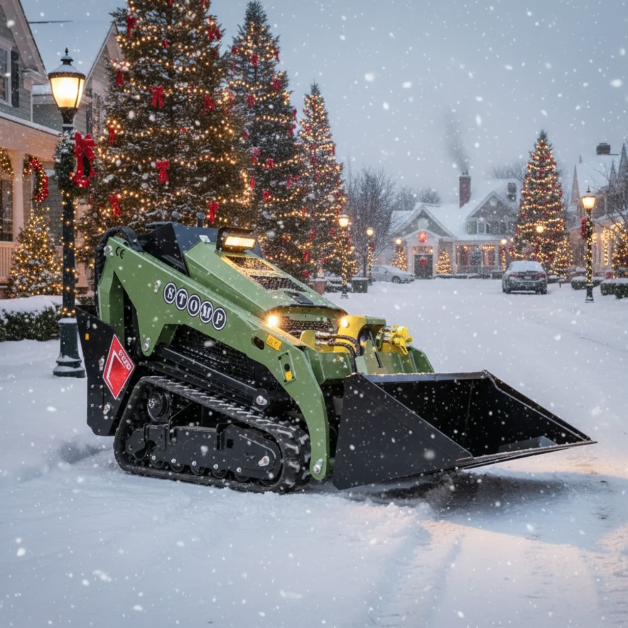 TYPHON Stomp V1000 Kubota D1105 Diesel 24.4hp Skid Steer Hydraulics Full Control