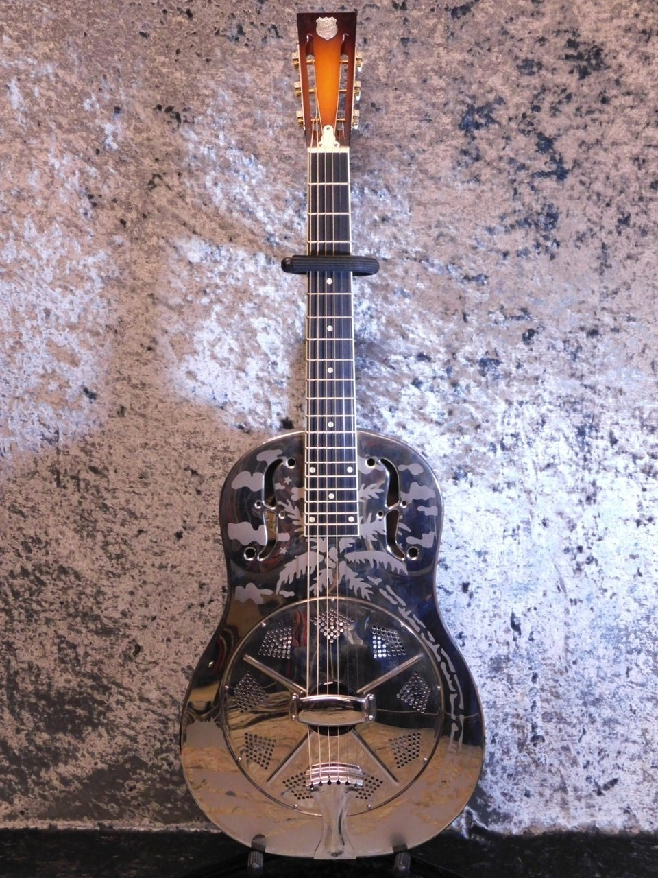 National Style O 2008 silver resonator guitar