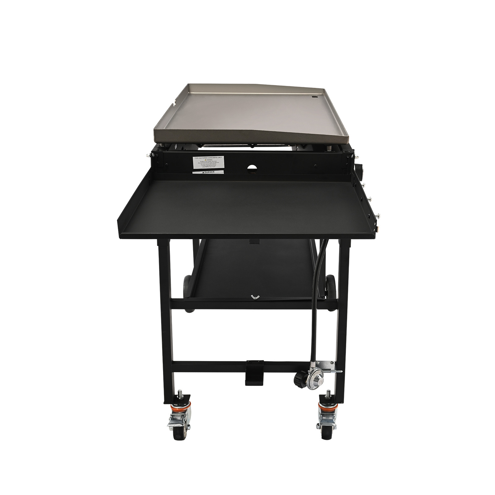 VEVOR Countertop Commercial Gas Griddle Flat Top Grill Hot Plate Restaurant Cart