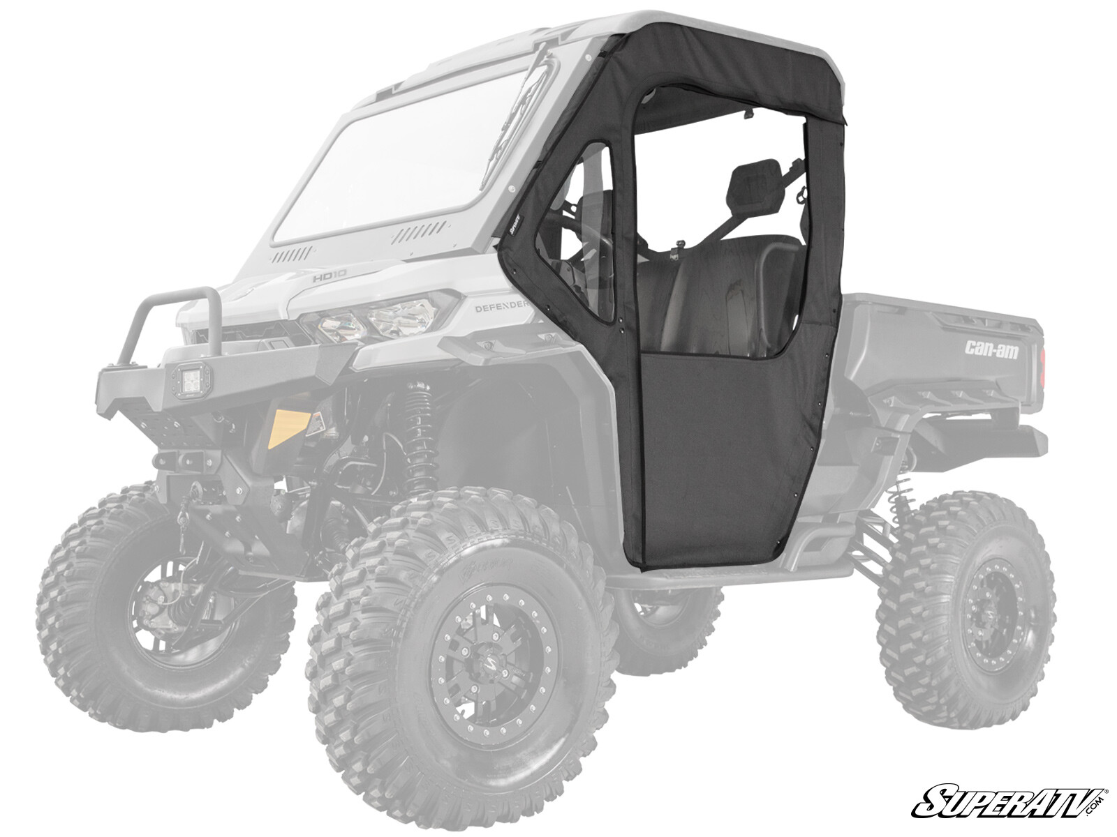 SuperATV Primal Soft Cab Enclosure Doors for Can-Am Defender (2 Seater)