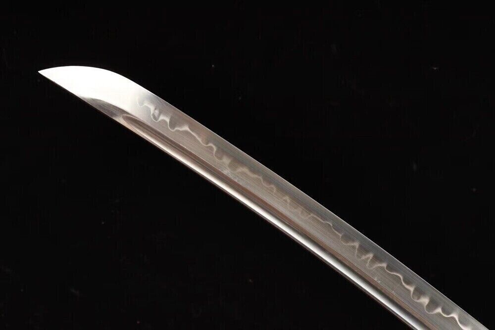 T10 Steel Katana Battle Ready Sharp Japanese Samurai Tachi Sword Real Hamon