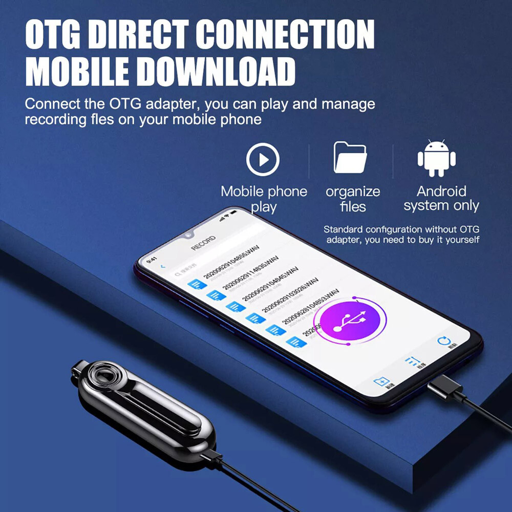 Mini Wearable Necklace Camera Full HD Video Audio Voice Recording Small Recorder